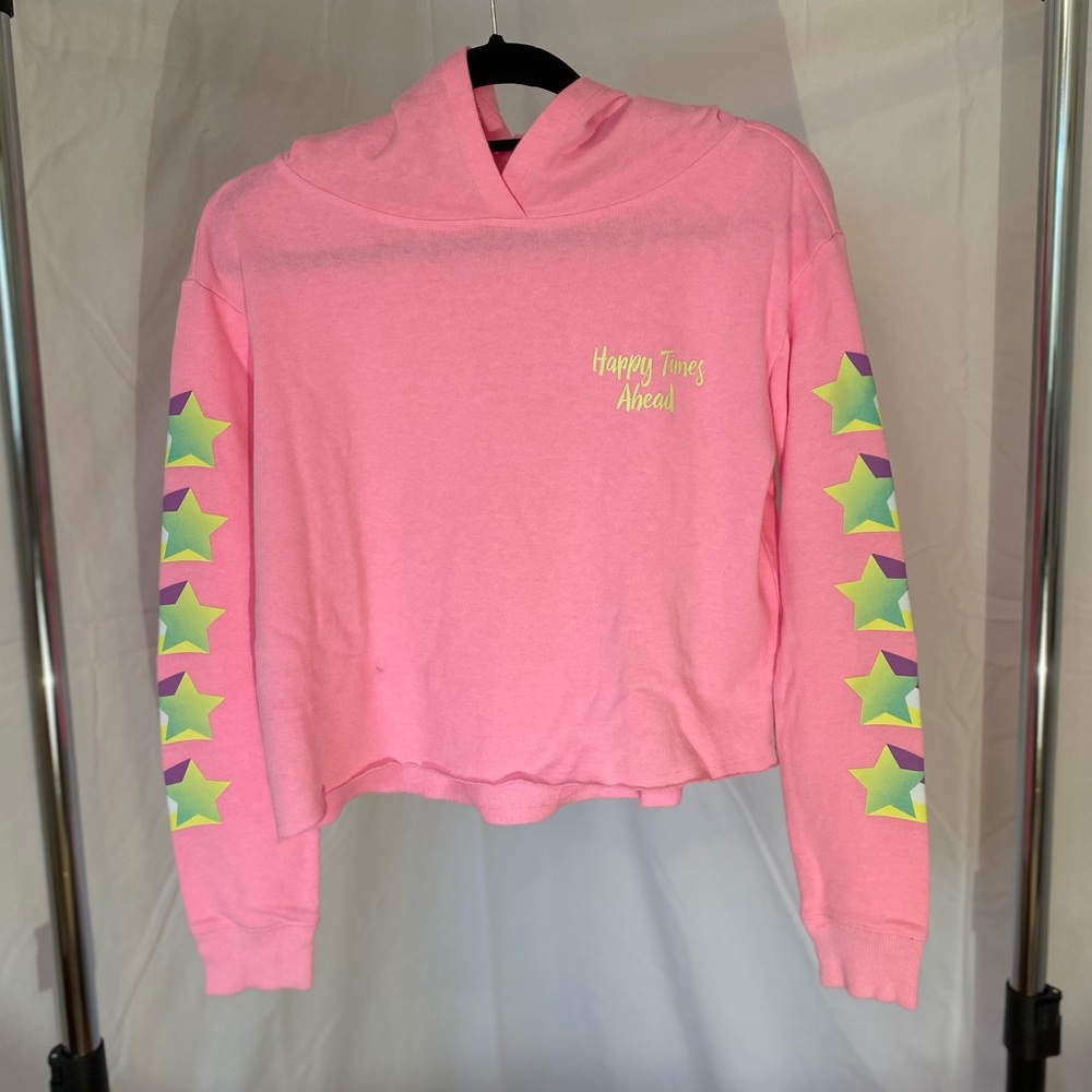 ✨💕JUSTICE💕✨ Happy Times Ahead Cropped Sweater